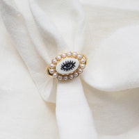 Lover's eye gold-plated