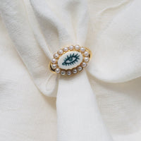 Lover's eye gold-plated