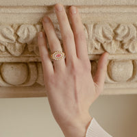 Lover's eye gold-plated